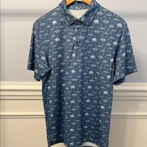 Vineyard Vines Performance Polo Shirt Sankaty Scenic Boating Small S